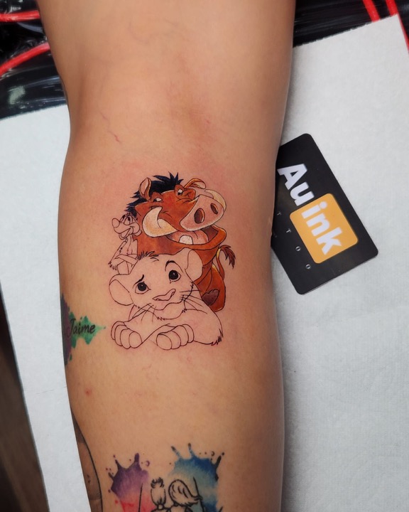 Tattoo work · 2023, color & illustrative tattoo by Aurelio Dinorog III in Panglao, Bohol