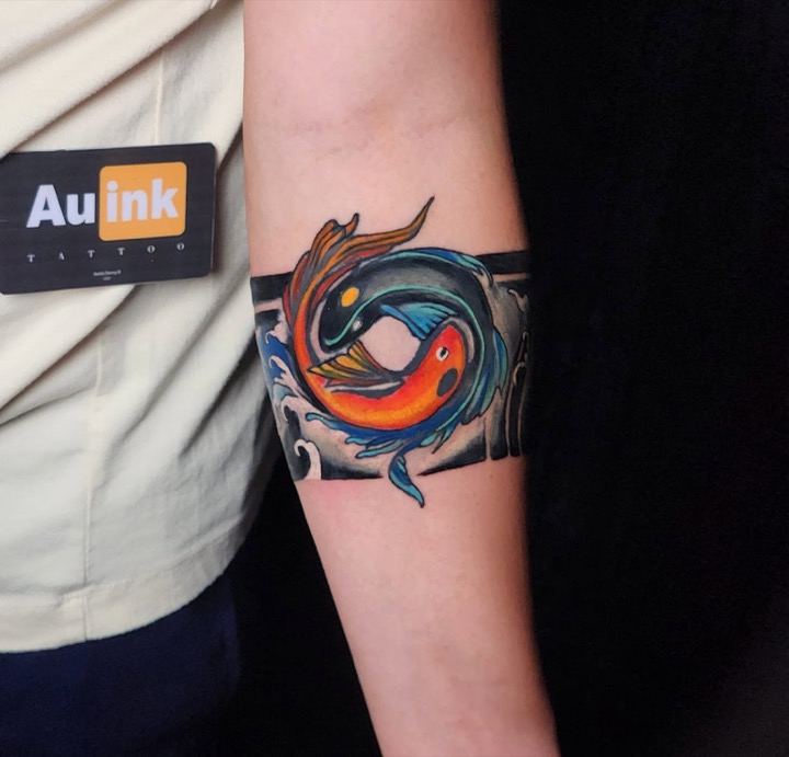 Tattoo work · 2024, color & illustrative tattoo by Aurelio Dinorog III in Panglao, Bohol