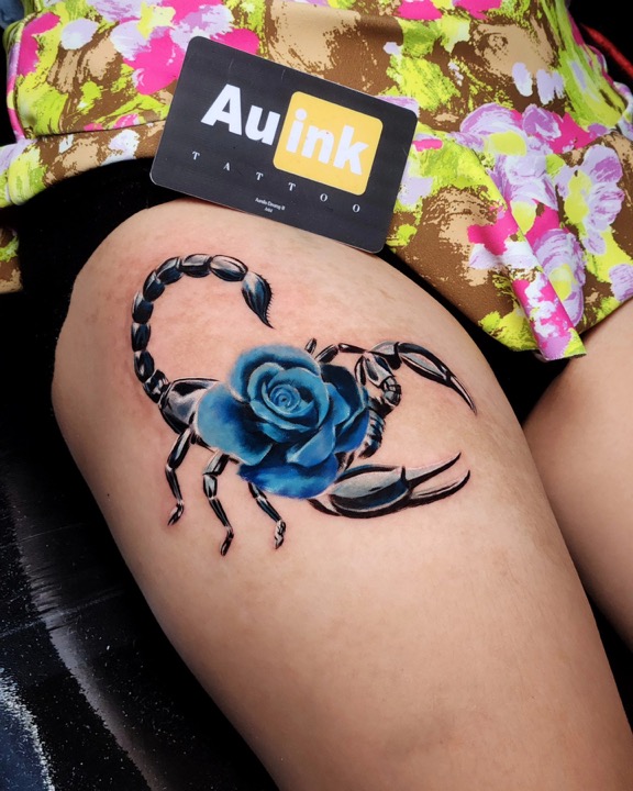 Tattoo work · 2024, color & illustrative tattoo by Aurelio Dinorog III in Panglao, Bohol
