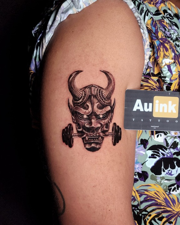 Tattoo work, color & illustrative tattoo by Aurelio Dinorog III in Panglao, Bohol