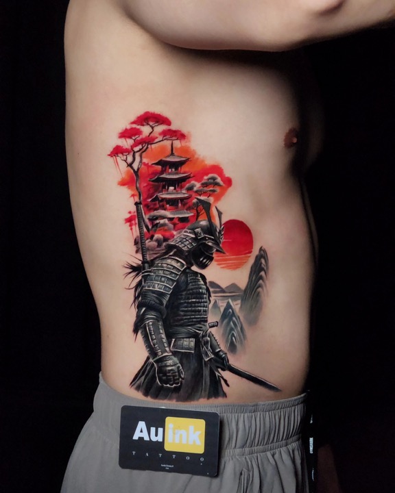 Tattoo work, color & illustrative tattoo by Aurelio Dinorog III in Panglao, Bohol
