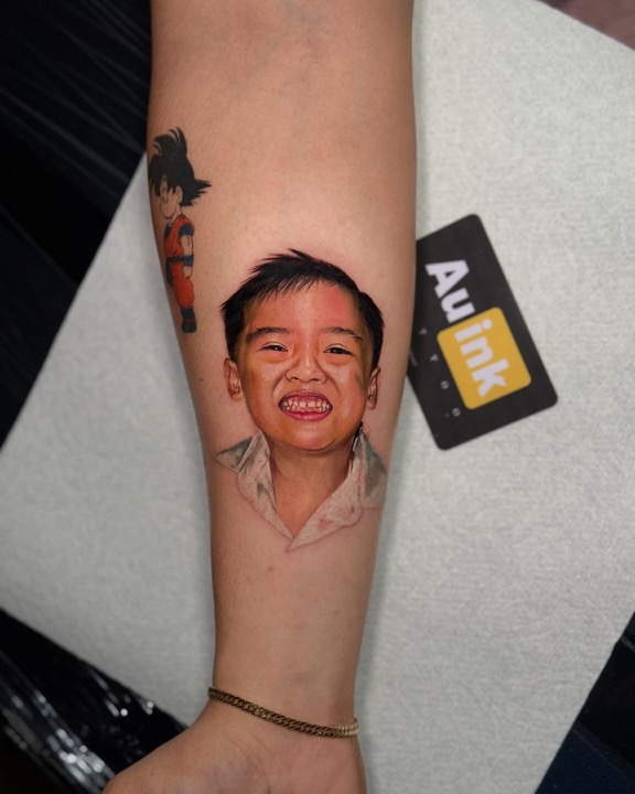 Tattoo work · 2025, portraits & characters tattoo by Aurelio Dinorog III in Panglao, Bohol