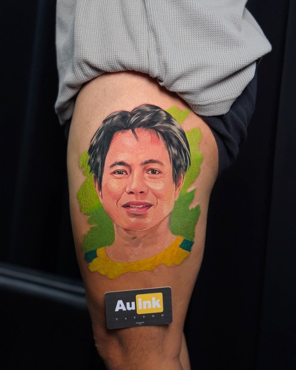 Tattoo work · 2025, portraits & characters tattoo by Aurelio Dinorog III in Panglao, Bohol