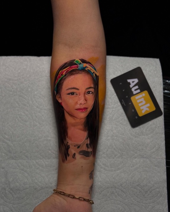 Tattoo work · 2025, portraits & characters tattoo by Aurelio Dinorog III in Panglao, Bohol