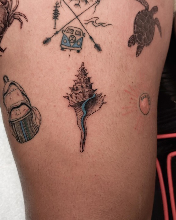 Tattoo work · 2025, portraits & characters tattoo by Aurelio Dinorog III in Panglao, Bohol