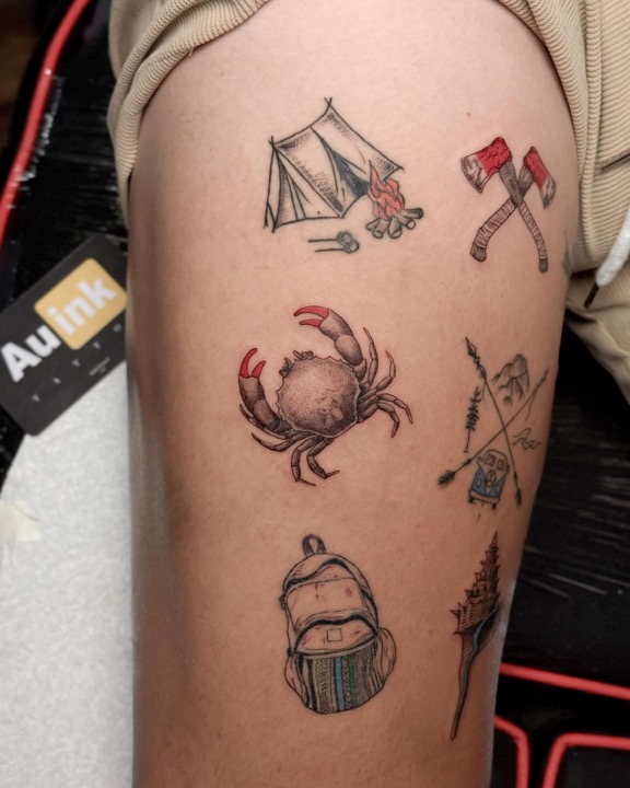 Tattoo work · 2025, portraits & characters tattoo by Aurelio Dinorog III in Panglao, Bohol