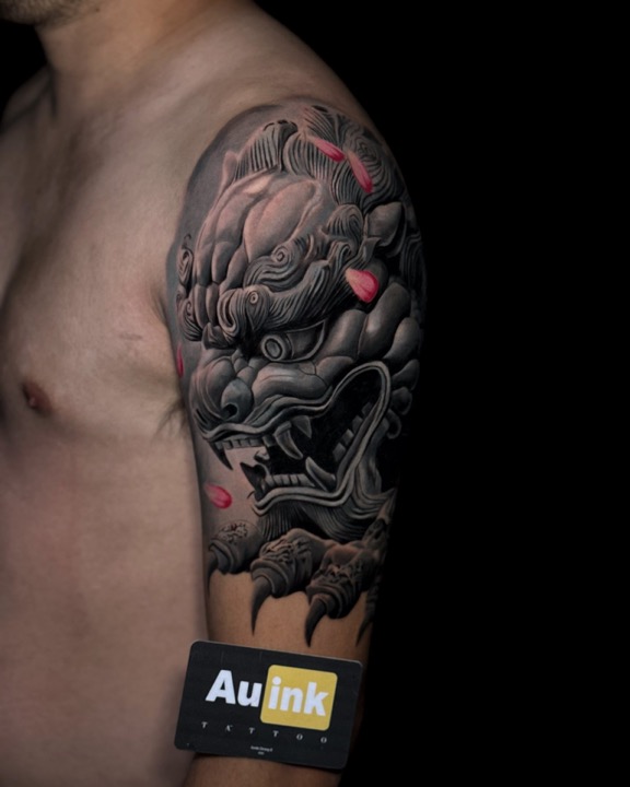 Tattoo work · 2025, large & blackwork tattoo by Aurelio Dinorog III in Panglao, Bohol