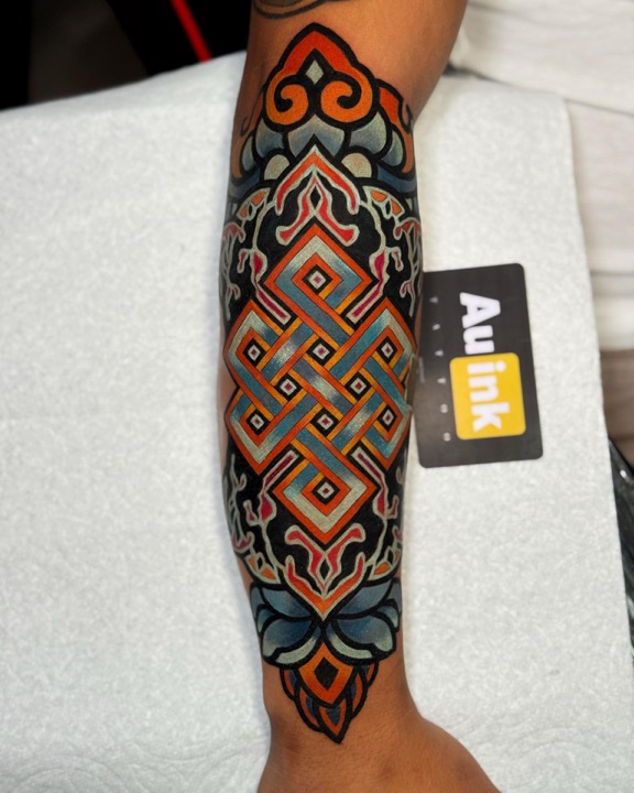 Tattoo work, large & blackwork tattoo by Aurelio Dinorog III in Panglao, Bohol