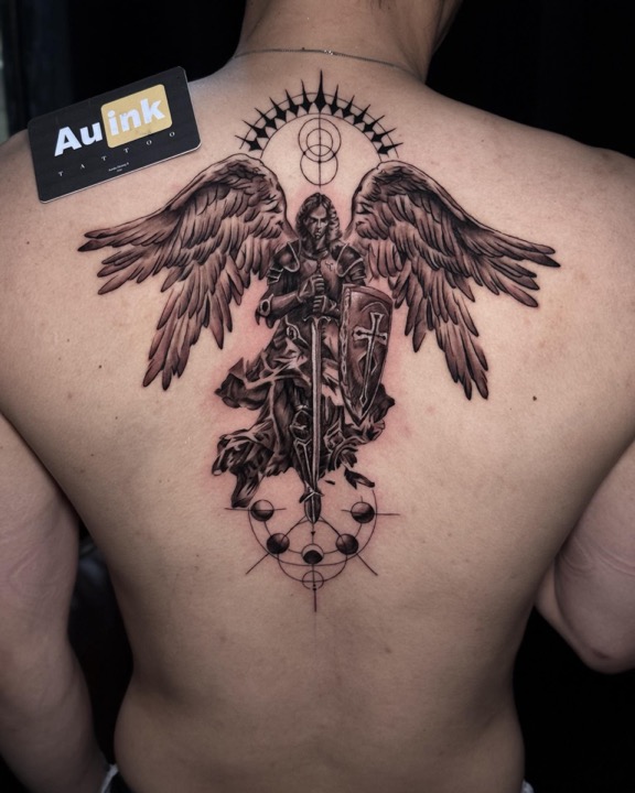 Tattoo work · 2025, large & blackwork tattoo by Aurelio Dinorog III in Panglao, Bohol