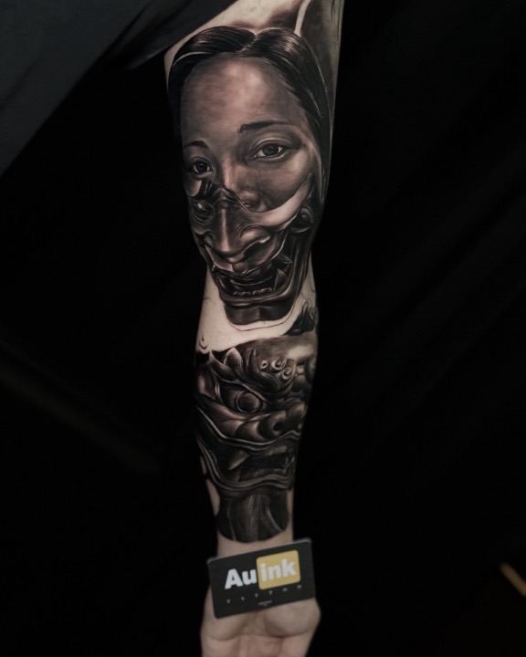 Tattoo work · 2025, large & blackwork tattoo by Aurelio Dinorog III in Panglao, Bohol