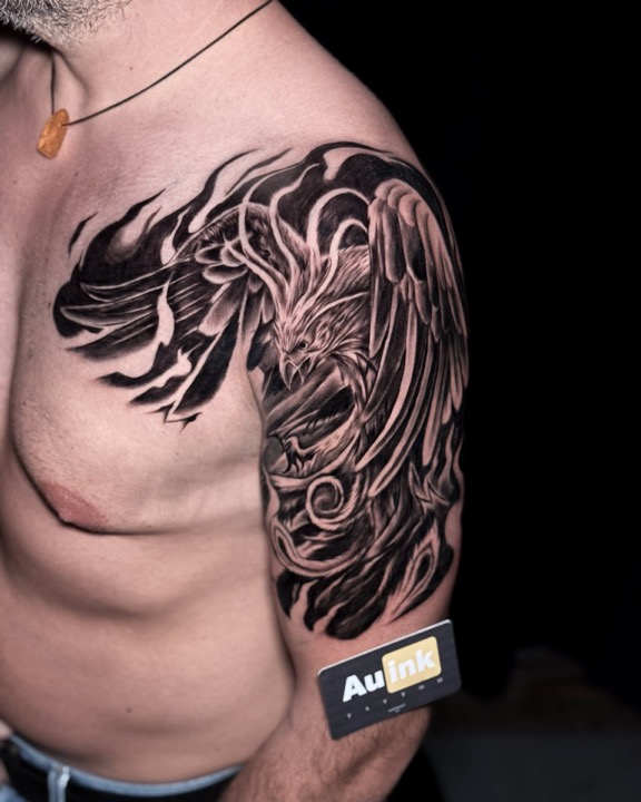 Tattoo work · 2025, large & blackwork tattoo by Aurelio Dinorog III in Panglao, Bohol