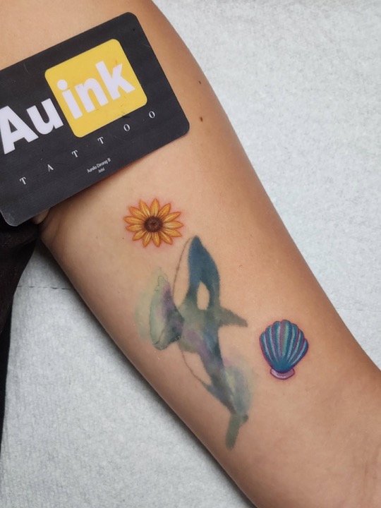 Tattoo work · 2025, color & illustrative tattoo by Aurelio Dinorog III in Panglao, Bohol
