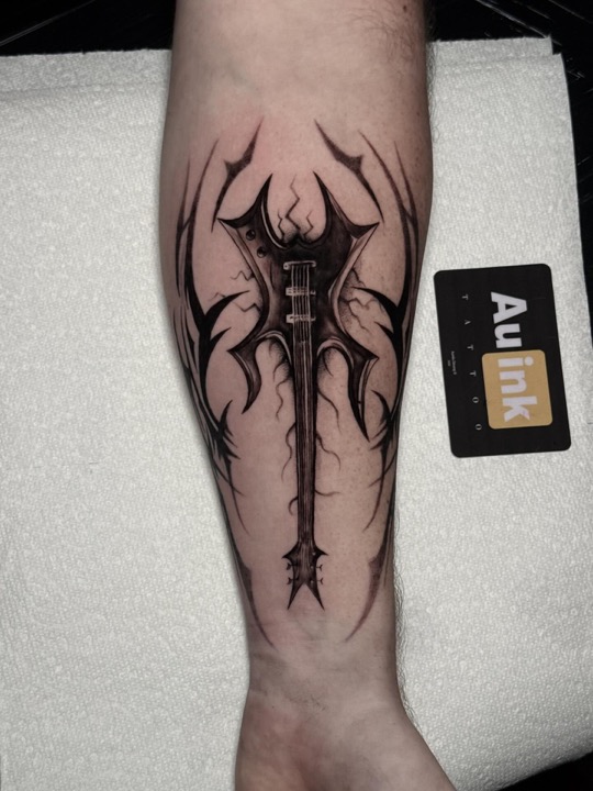 Tattoo work, large & blackwork tattoo by Aurelio Dinorog III in Panglao, Bohol