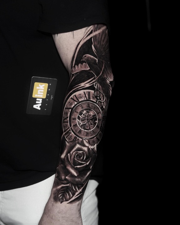 Tattoo work · 2026, large & blackwork tattoo by Aurelio Dinorog III in Panglao, Bohol