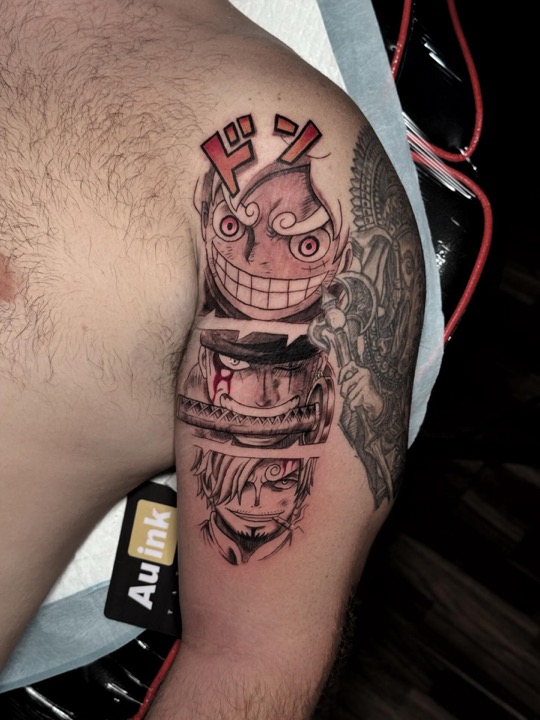 Tattoo work, large & blackwork tattoo by Aurelio Dinorog III in Panglao, Bohol