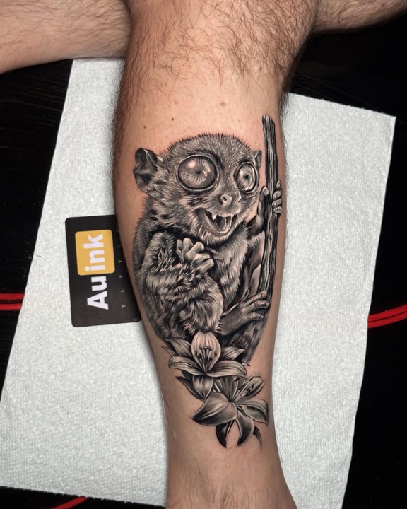 Tattoo work, large & blackwork tattoo by Aurelio Dinorog III in Panglao, Bohol