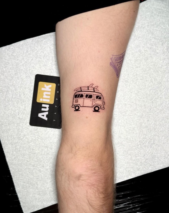 Tattoo work, island inspired tattoo by Aurelio Dinorog III in Panglao, Bohol