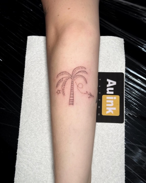 Tattoo work, island inspired tattoo by Aurelio Dinorog III in Panglao, Bohol