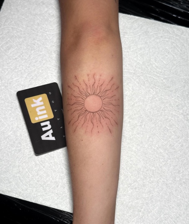 Tattoo work, island inspired tattoo by Aurelio Dinorog III in Panglao, Bohol
