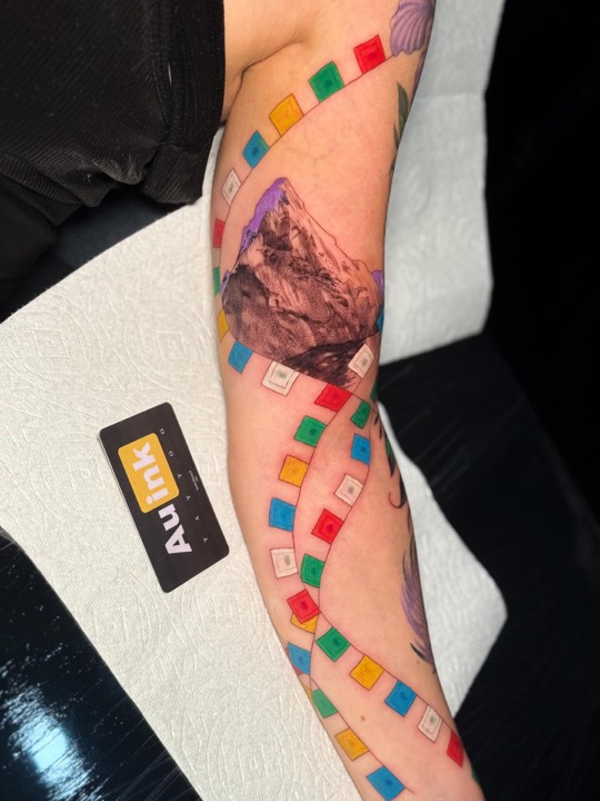 Tattoo work · 2026, island inspired tattoo by Aurelio Dinorog III in Panglao, Bohol