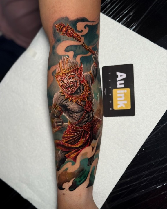 Tattoo work · 2026, color & illustrative tattoo by Aurelio Dinorog III in Panglao, Bohol