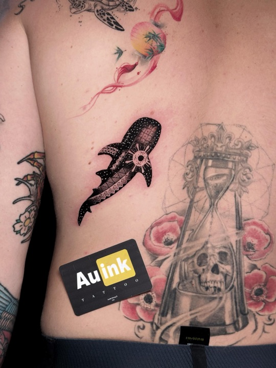 Philippine souvenir, island-inspired tattoo by Aurelio Dinorog III