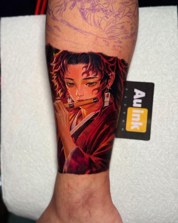 Inuyasha, portraits tattoo by Aurelio Dinorog III