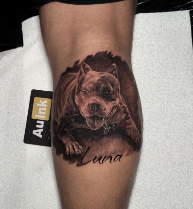 Luna portrait, portraits tattoo by Aurelio Dinorog III