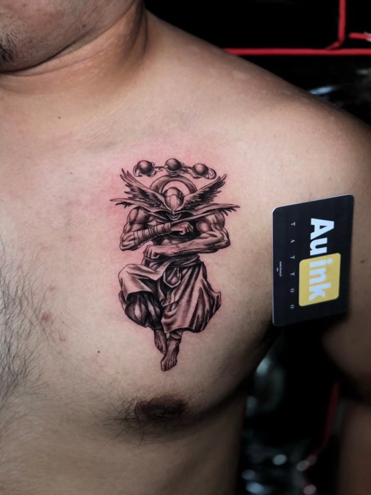 Anime character, portraits tattoo by Aurelio Dinorog III